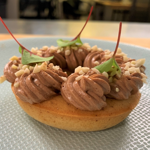 Financier rond au chocolat